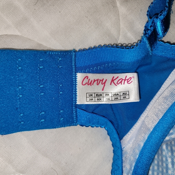 Curvy Kate CascadeBalconette Bra Pacific Blue 28K - Picture 6 of 7